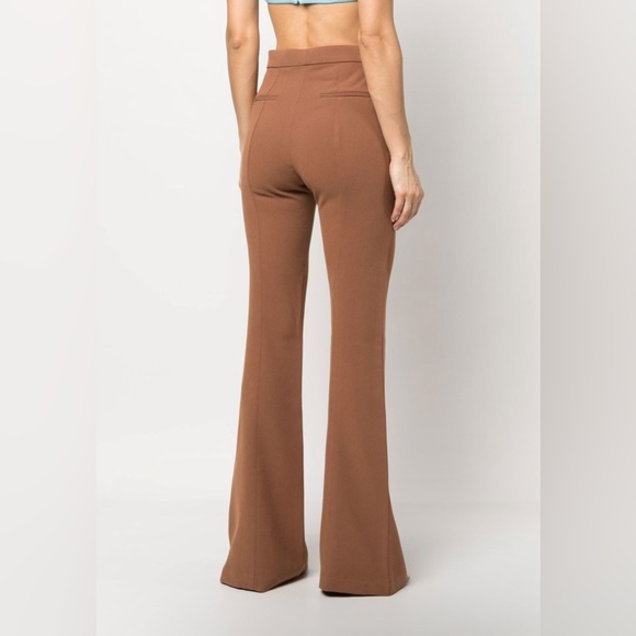 high-waisted flared trousers - Picture 5 of 10